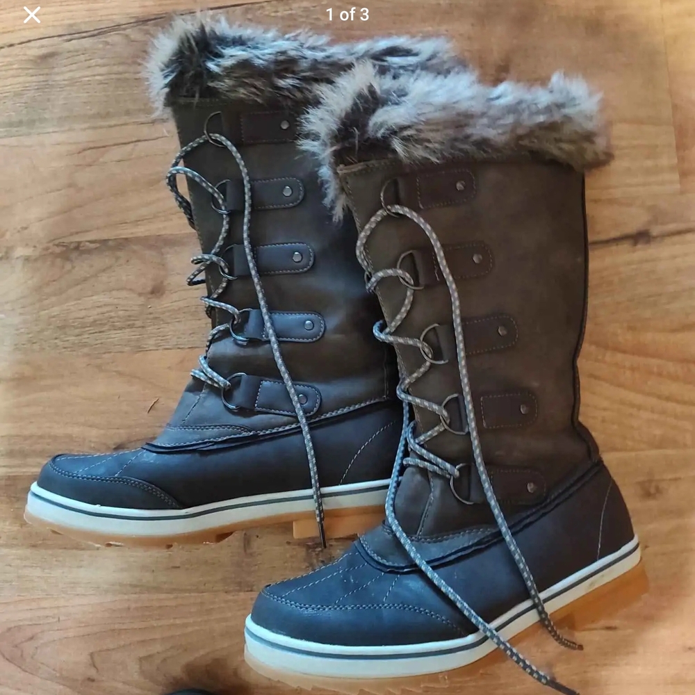 Stylish Fur-Lined Winter Boots